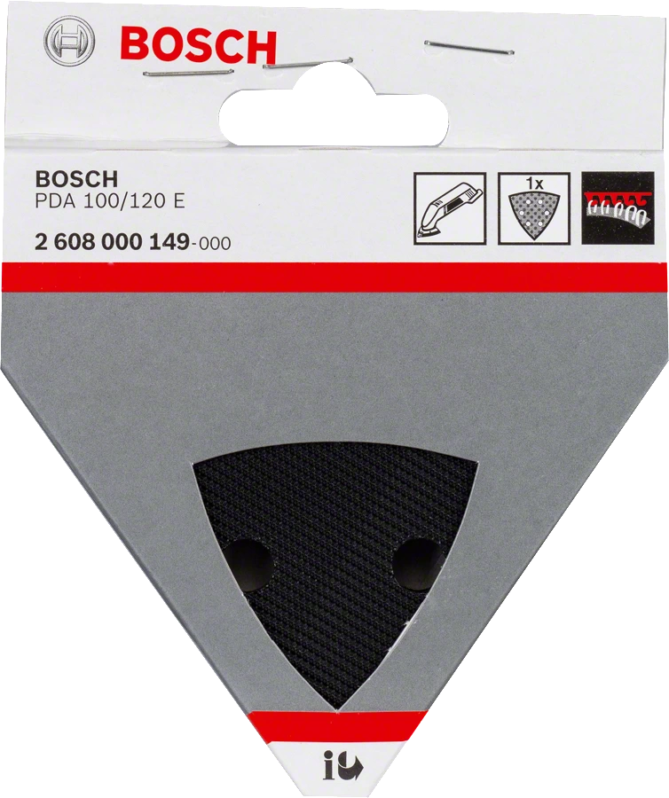 Bosch Professional | Sanding Pad Replacement 93mm for PDA 100 & PDA 120 E