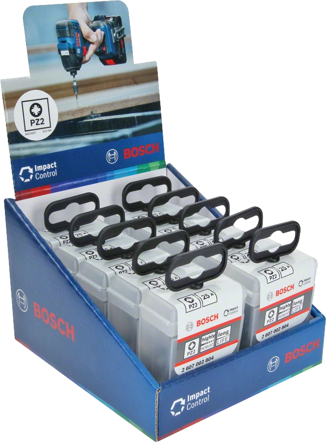 Bosch Professional | Screwdriver Bits PZ2 Impact Control 25mm 25Pc-Toolcraft