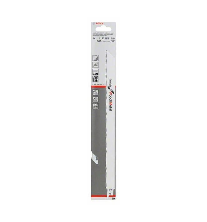 Bosch | Reciprocating Saw Blade S 1222 VF Flexible for Wood & Metal - Toolcraft