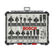 Bosch | Router Bit Set 15Pc 1/4" Shank - Toolcraft