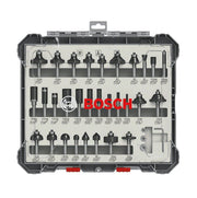 Bosch | Router Bit Set Milling 1/4" Shank 30Pc c/w Carry Case - Toolcraft