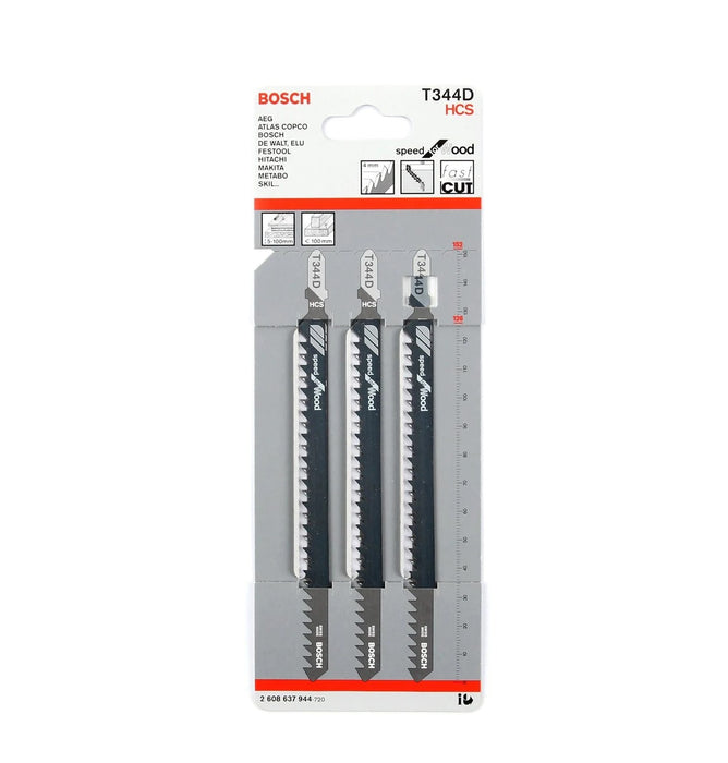 Bosch | Jigsaw Blades T344D 3Pc