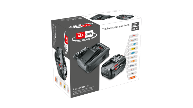 Bosch DIY | Battery Starter Set 18V 1x 6.0Ah Battery + Charger-Toolcraft