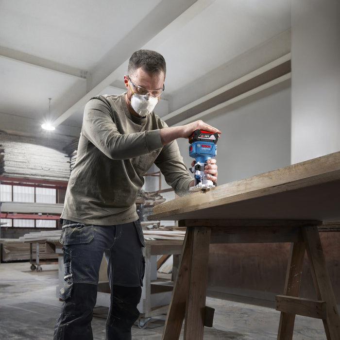 Bosch | Cordless Palm Router GLF 18v-8 (Battery Excluded)