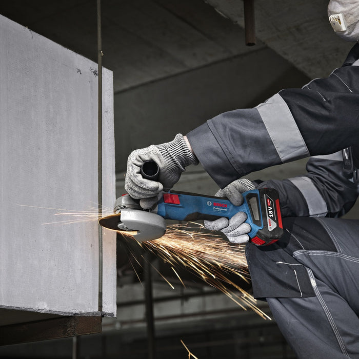 Bosch | Cordless Small Angle Grinder GWS 18v-8 (2x 4.0ah)