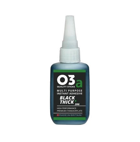 O3A | CA Glue Black Thick 20g