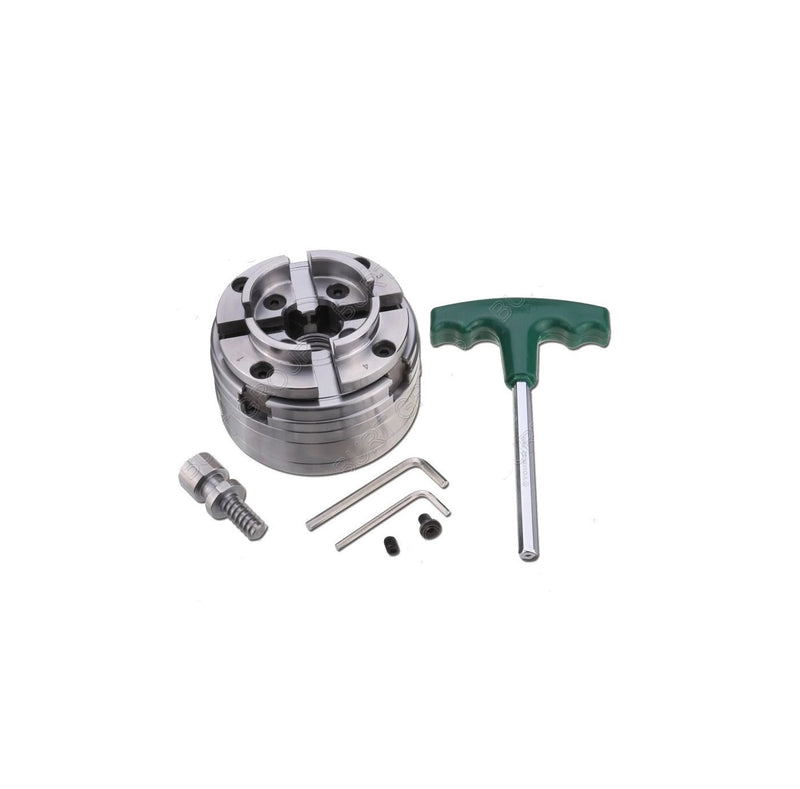 Creative Turning | 3,5" 4 Jaw Key Chuck M33 Direct Threaded-Toolcraft