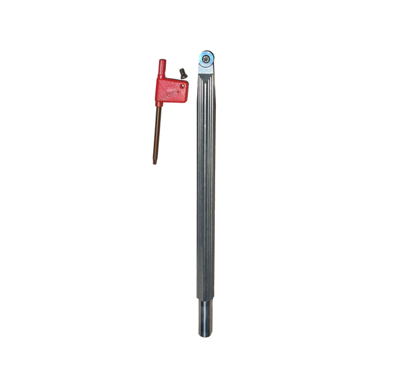 Creative Turning | Chisel with 12x2.5mm Round Carbide Cutter and 15mm Pentagonal Shaft - Toolcraft