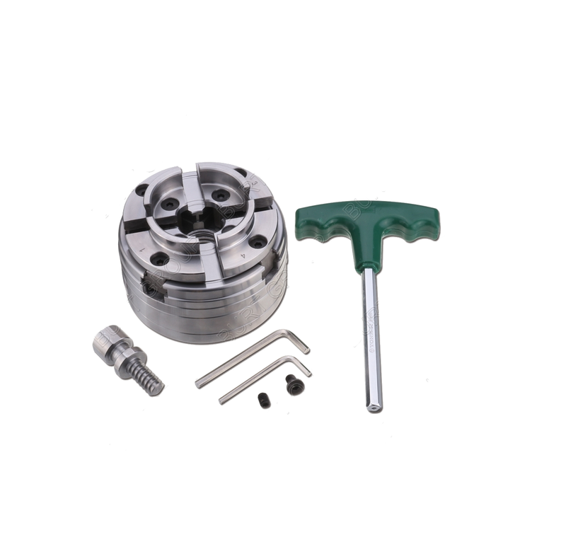 Creative Turning | SN2 4" 4 Jaw Key Chuck Reversible Direct Threaded - Toolcraft