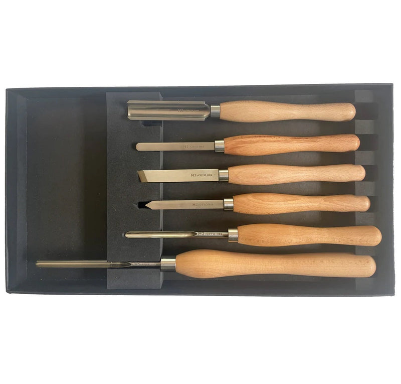 Creative Turning | Turning Set Medium Pro Series Cryogenic M2 HSS 6Pc-Toolcraft