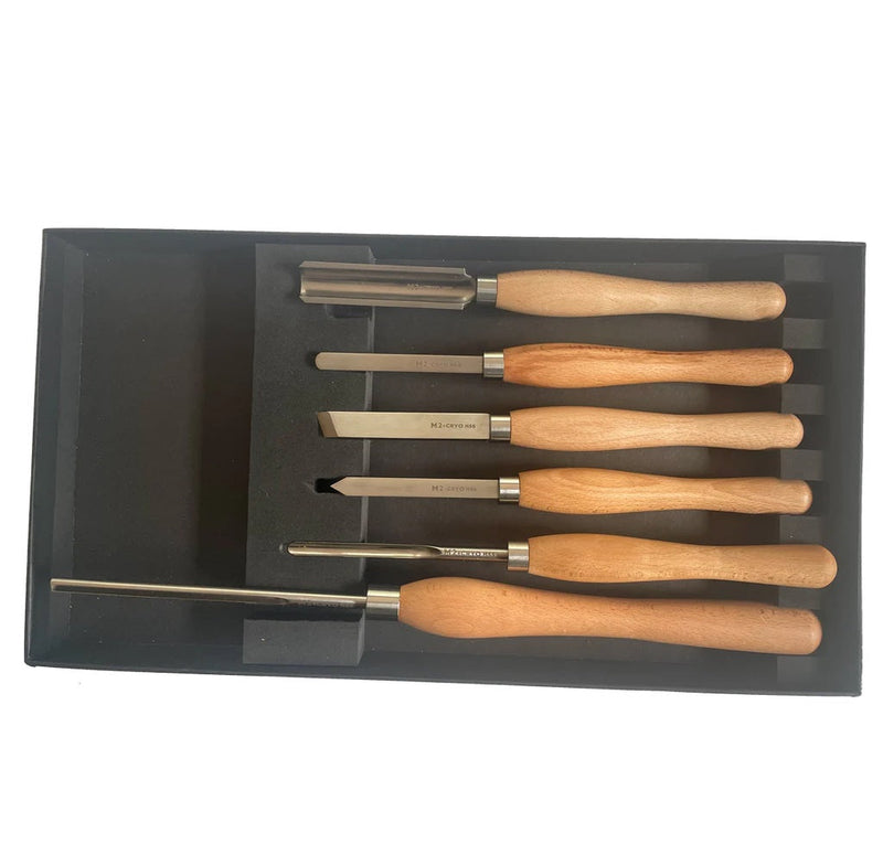 Creative Turning | Turning Set Small Pro Series Cryogenic M2 HSS 6Pc-Toolcraft