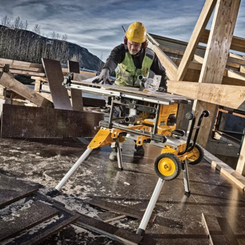 DeWalt | Compact Table Saw 210mm 1850W + Rolling Workstation-Toolcraft