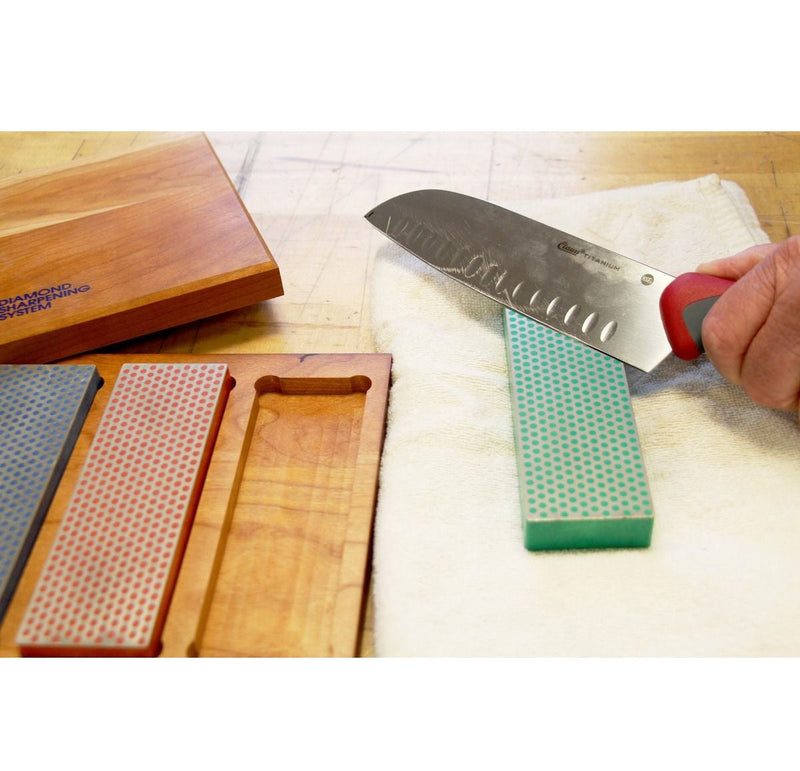DMT | Diamond Whetstone™ Three Stone 6" Set in Hardwood Box W6EFC - Toolcraft