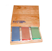 DMT | Diamond Whetstone™ Three Stone 6" Set in Hardwood Box W6EFC - Toolcraft