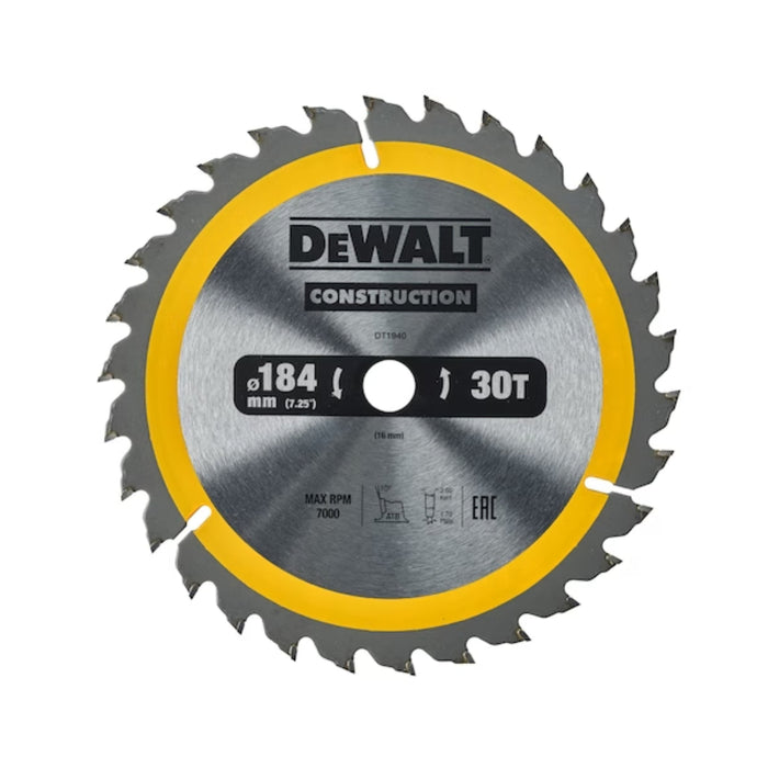 DeWalt | Saw Blade Circular 184mm 30T