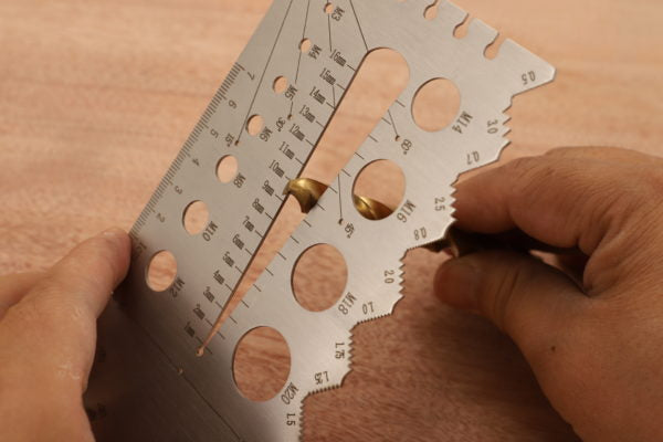 Dasqua | Stainless Steel Multi Function Gauge with Taper - Toolcraft