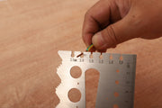 Dasqua | Stainless Steel Multi Function Gauge with Taper - Toolcraft