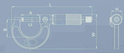 Dasqua | Outside Micrometer 50-75mm - Toolcraft