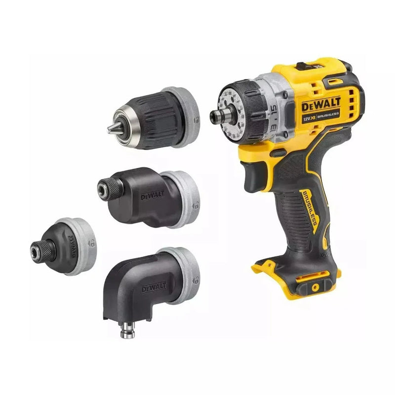 DeWalt | Cordless Drill Multi Head 12V Li-Ion (Bare)-Toolcraft