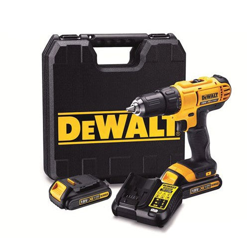 DeWalt | Cordless Hammer Drill Driver DCD776S2 18V XR Li-ion 2X 1.5Ah Batteries w/Charger-Toolcraft