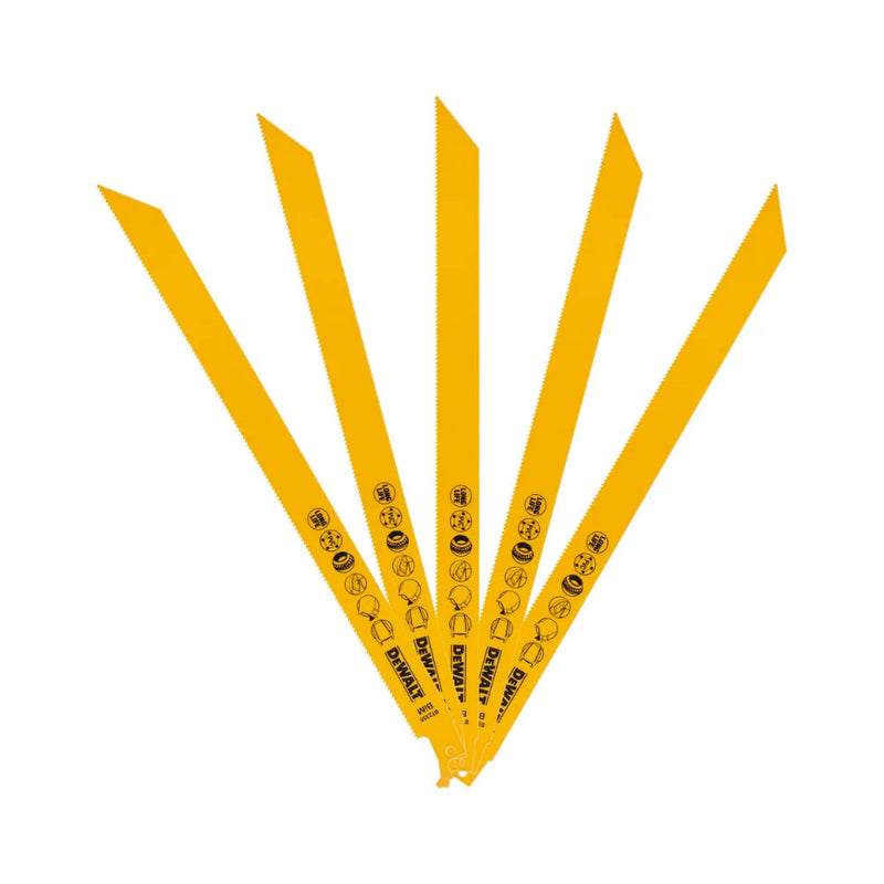 DeWalt | Saw Blades Reciprocating 305mm 5Pc-Toolcraft