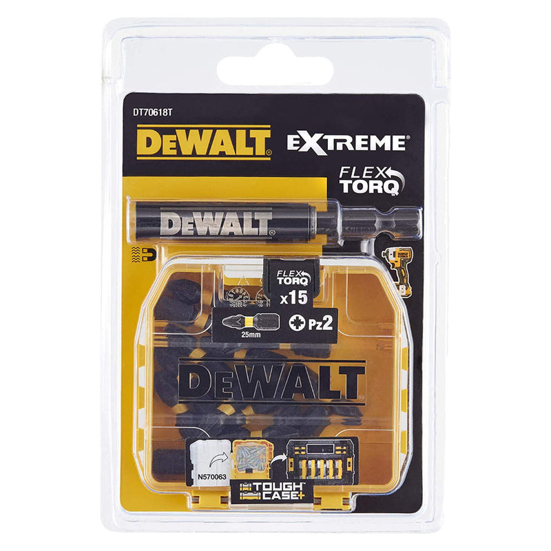 DeWalt | Screwdriver Bit PZ2 Bulk Pack Flextorq-Toolcraft