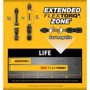 DeWalt | Screwdriver Bit PZ2 Bulk Pack Flextorq-Toolcraft