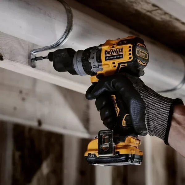 DeWalt | Cordless Drill With Multi-Head Driver Dcd703L2T-Qw-Toolcraft
