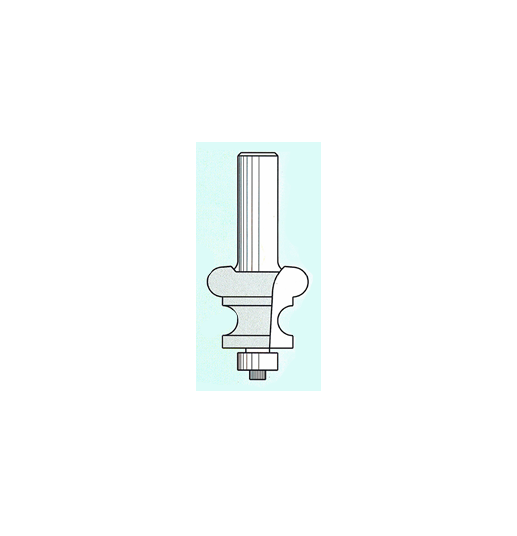Dimar | Decorative & Jointer, 25,4 X 16,5mm, Low Bottom Bearing, 1/2" Shank - Toolcraft