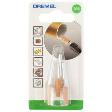 Dremel | Aluminium Oxide Stone, Pointed 6.4mm 3Pk (953) - Online Onl;y - Toolcraft