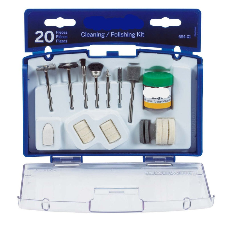 Dremel | Cleaning/Polishing Set, 20Pc (684) - Toolcraft