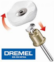 Dremel | Polishing Cloth Wheel, SpeedClic (423S) - Toolcraft