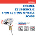 Dremel | Thin Cutting Wheels, SpeedClic 0.75X38mm 5Pk (SC409) - BPM Toolcraft