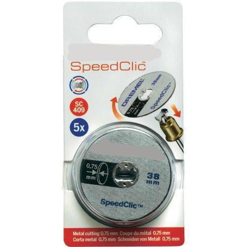 Dremel | Thin Cutting Wheels, SpeedClic 0.75X38mm 5Pk (SC409) - Toolcraft