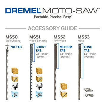 Dremel | Wood Blades, Fine, for Moto-Saw 5Pc (MS52) - Toolcraft