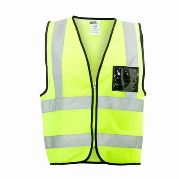 Dromex | SAF Vest Reflective Lime Zip SA10 (XL)-Toolcraft