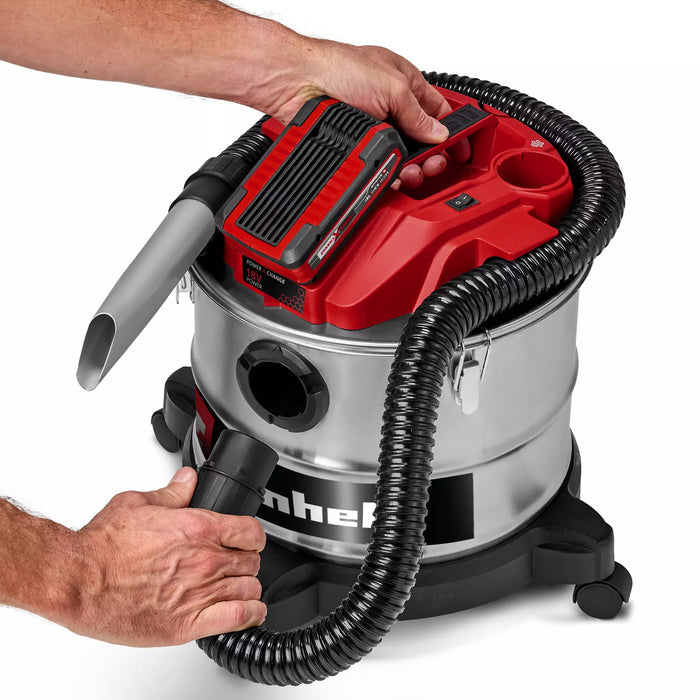 Einhell | Cordless Ash Vac TE-AC 18/15 LI C (Battery Excluded)