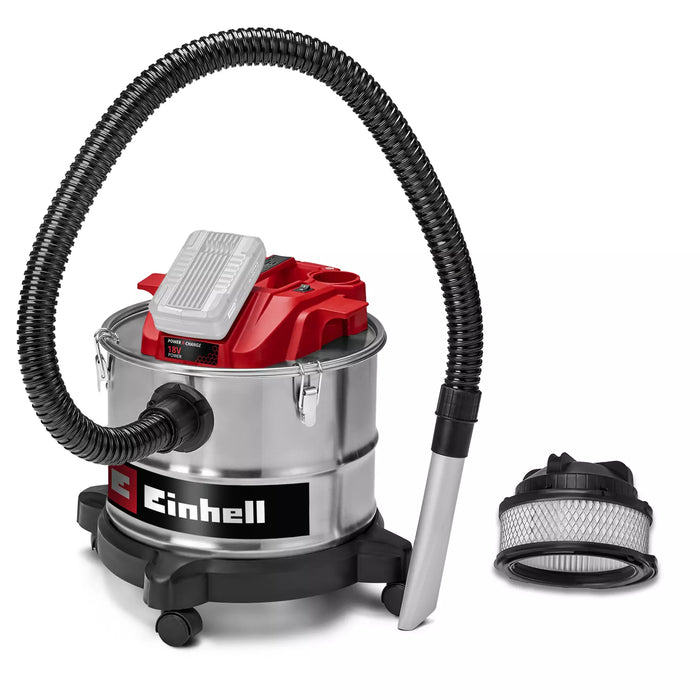 Einhell | Cordless Ash Vac TE-AC 18/15 LI C (Battery Excluded)
