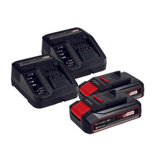 Einhell | Battery 18V (2 x 2,5Ah) & Charger Starter Kit PXC - BPM Toolcraft