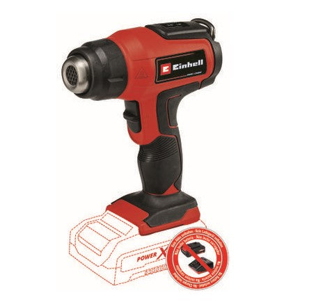 Einhell | Cordless Hot Air Gun 350/550º 18V TE-HA 18 Li Tool Only - Toolcraft