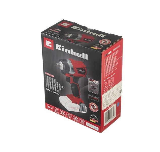 Einhell | Cordless Impact Wrench ½" 215Nm TE-CW 18 Li BL Tool Only - Toolcraft