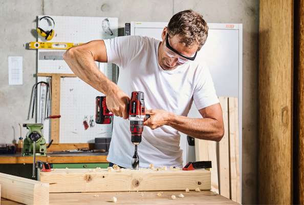 Einhell | Impact Drill 13mm 48Nm 18V TE-CD 18/48L + 1 X 2,5Ah Starter KIt - BPM Toolcraft