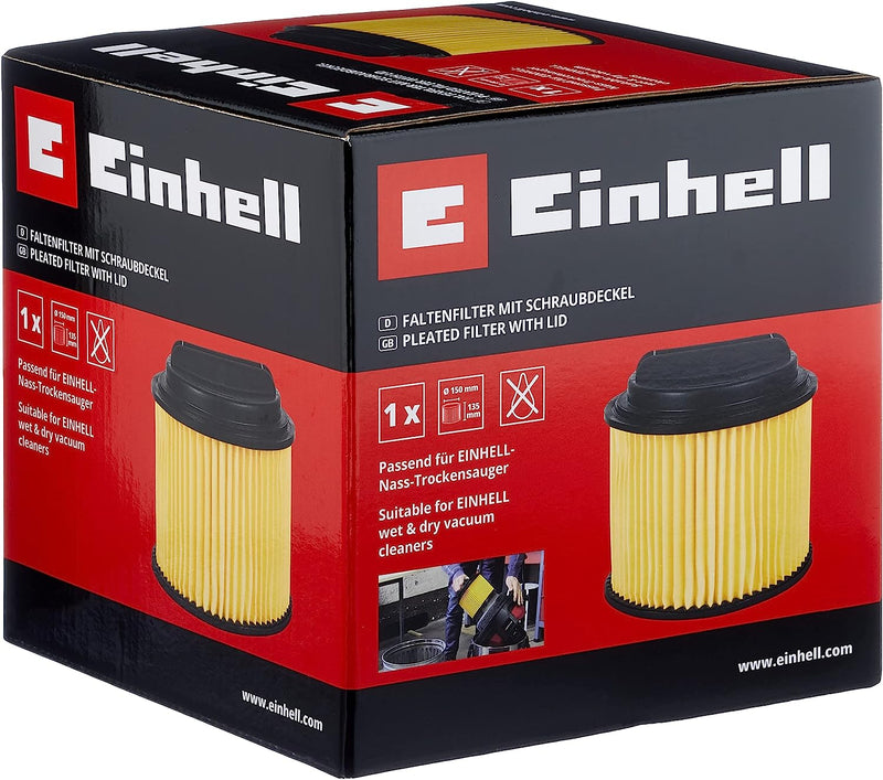 Einhell | Pleated Filter + Lid (TC-VC1930S)-Toolcraft