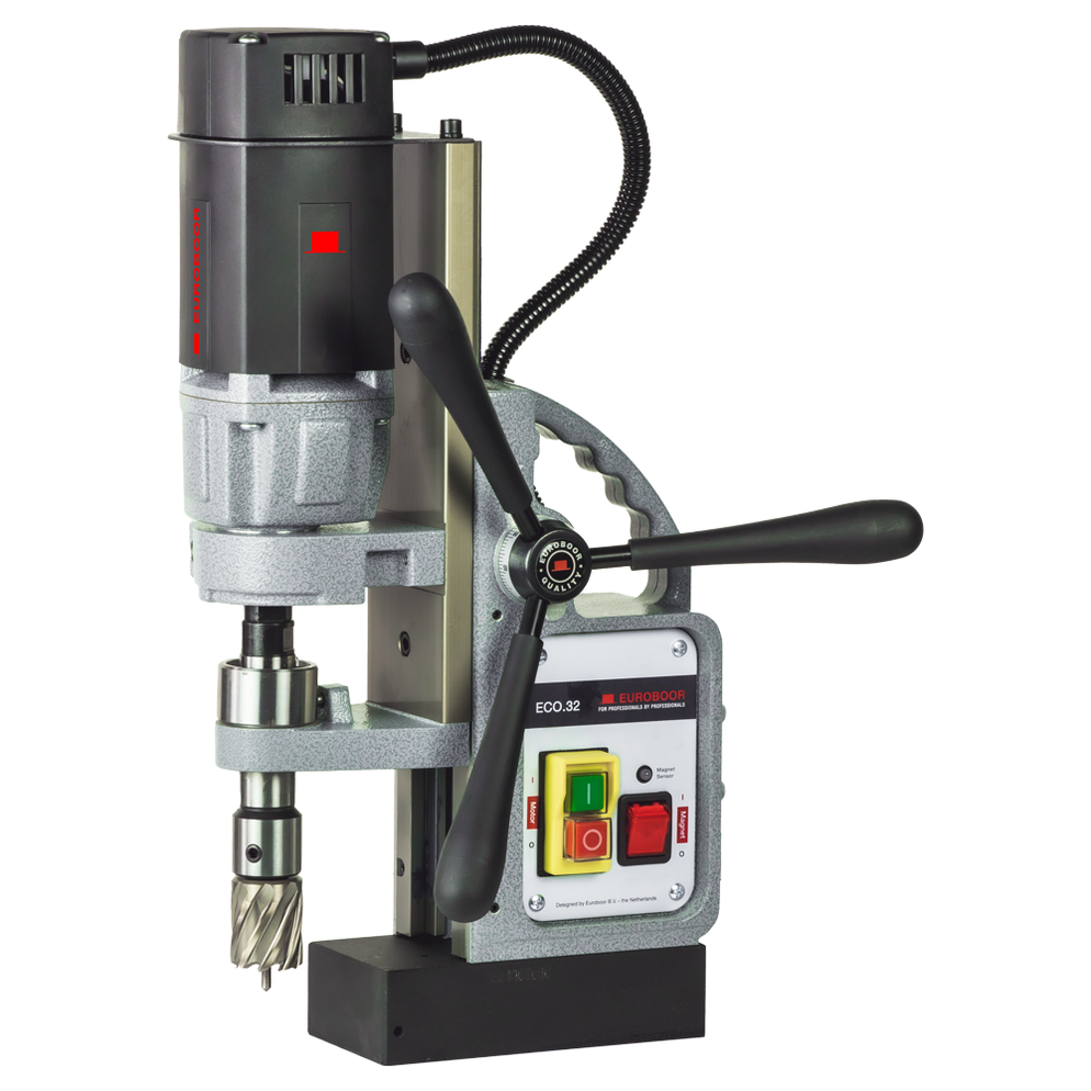 Euroboor | Magnetic Base Drill 32mm 1000W + FREE Magnetic Baton
