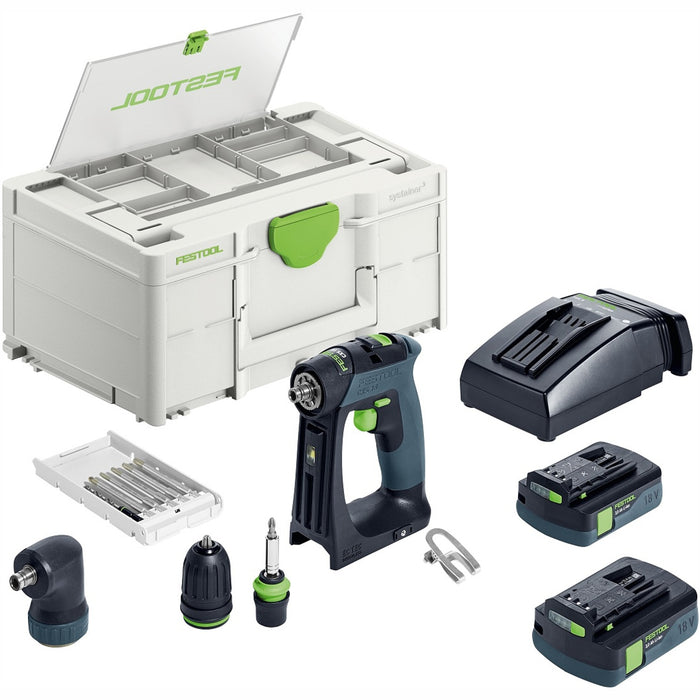 Festool | Cordless Drill CXS18 C3.0 Set