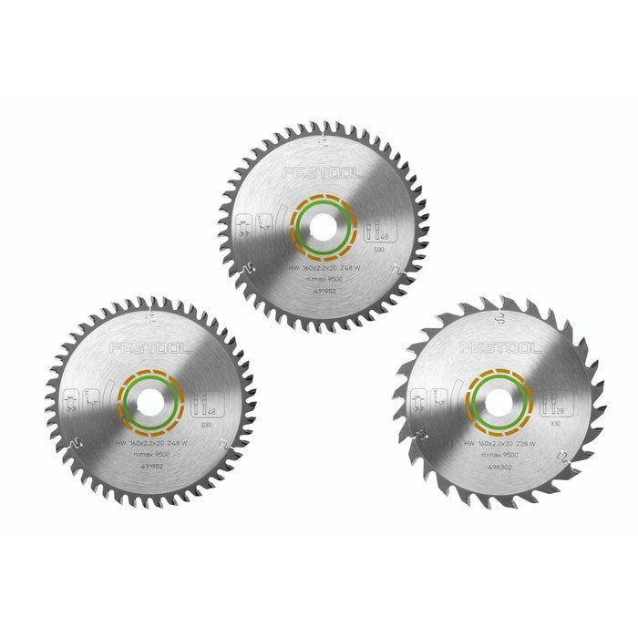 Festool | Saw Blade Set KSB-SORT-3 W 160x2.2