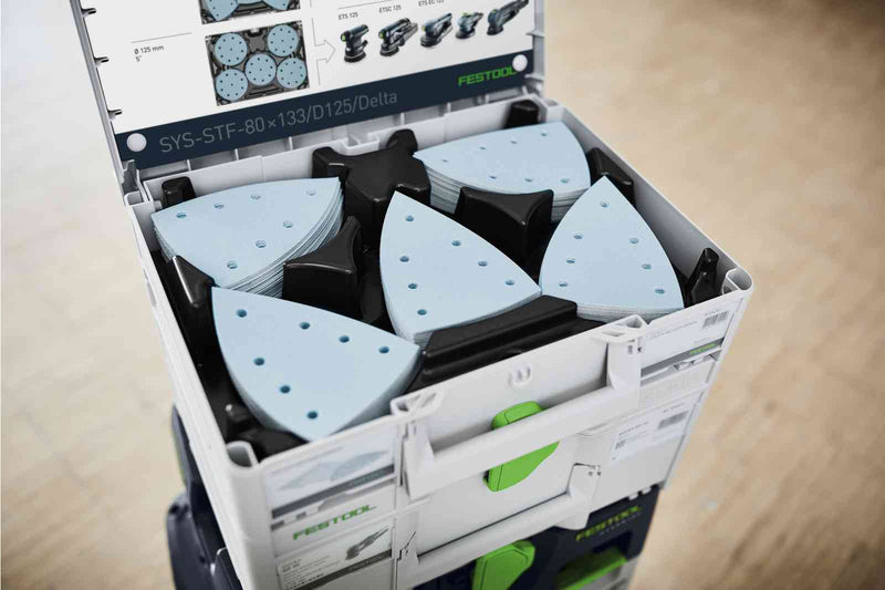Festool | Abrasive Systainer SYS-STF-80x133/D125/Delta-Toolcraft