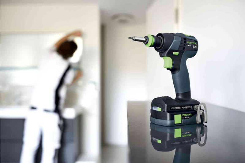 Festool | Cordless drill TXS 18 C 3,0-Set + FREE Battery 18V 3aH (Free gift will be received when registering tool for warranty, Ts&Cs in description below)-Toolcraft