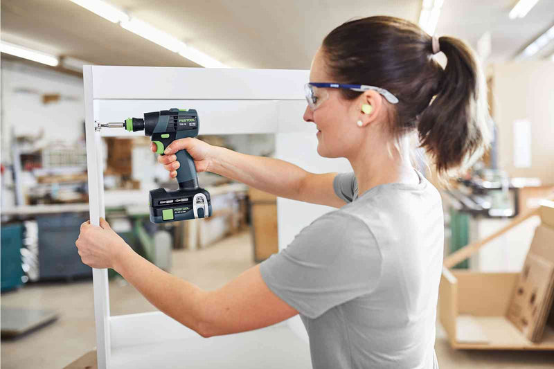 Festool | Cordless drill TXS 18 C 3,0-Set + FREE Battery 18V 3aH (Free gift will be received when registering tool for warranty, Ts&Cs in description below)-Toolcraft