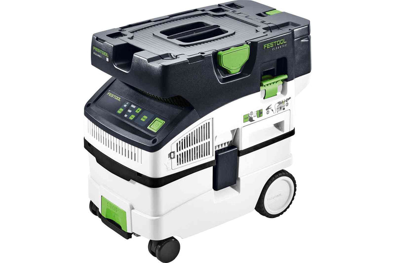 Festool | Cordless mobile dust extractor Cleantec CTLC MIDI Basic + 2x FREE 18V 5.2Ah Battery packs-Toolcraft